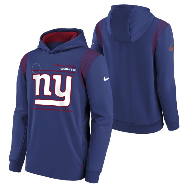 Nike Dětská mikina New York Giants NFL 2021 Sideline Therma Hoodie (YOUTH)
