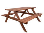 ROJA PIKNIK zahradní set dřevěný - 220cm - mořený