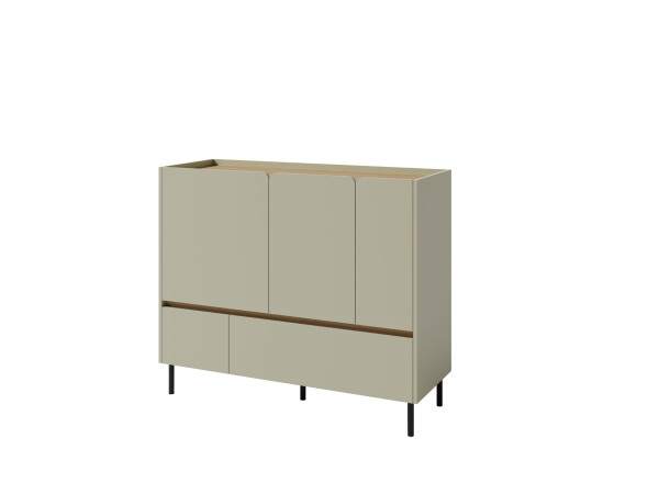 Komoda Luca LC8 Barva korpusu + barva dveří: Eukaliptus / Dub Baltic Dune