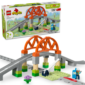 LEGO LEGO® DUPLO® 10426 Železniční most a koleje – rozšiřující sada