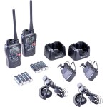 Midland Midland G7 Pro 4x set, PMR446 2x charger, 4x MA24-L headset C1090.19 PMR radiostanice sada 4 ks