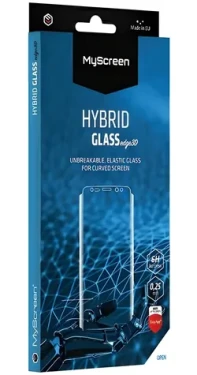 MyScreen HybridGLASS Edge 3D Apple iPhone 7 a 8 bílá / Hybridní sklo / 3D / EasyApp PLUG (M2826HG EDGE 3D WH)