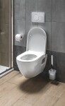 AQUALINE - NERA závěsná WC mísa, 35,5x50cm, bílá NS952