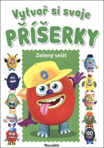 Vytvoř si svoje příšerky – Zelený sešit + samolepky