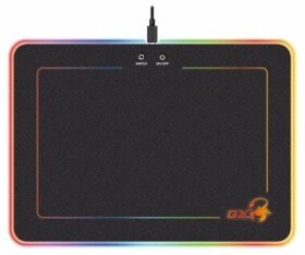 Genius GX GAMING GX-Pad 600H RGB černá / podložka pod myš / RGB LED / USB / 350 x 250 x 5.5 mm (31250006400)