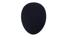 BakkerElkhuizen The Egg Ergo černá / Podložka pod myš / ergonomická / 230 × 300 mm (BNEEMP)