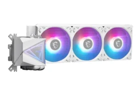 MSI MAG CoreLiquid I360 bílá / 3x 120mm / 32.8 dB @ 2350 RPM / 70.7 CFM / AMD + Intel (306-7ZW8A21-C24)