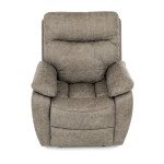 TV a relaxační křeslo s manuálním ovládáním, potah lanýžová látka v dekoru vintage