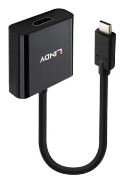 Lindy USB-C na HDMI 4K60 černá / Adaptér / 0,15 m (43438)