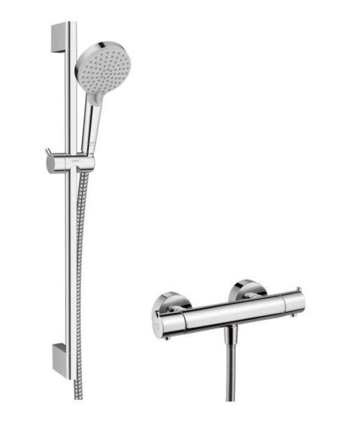 HANSGROHE - Vernis Blend Sprchový set s termostatem, 2 proudy, EcoSmart, chrom 26960000