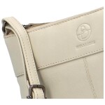 Stylová dámská malá crossbody kabelka Lamiss, krémová