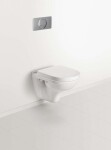 VILLEROY & BOCH - O.novo Závěsné WC Compact, se sedátkem SoftClosing, alpská bílá 5688H101