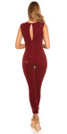 Sexy KouCla PaRtY TimE Glitter Jumpsuit barva ochre velikost XS