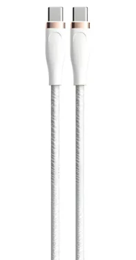 Devia Star Series USB-C/USB-C bílá / Nabíjecí kabel / 1,5 m (6938595387647)