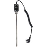 CERANO Elektrická topná tyč s termostatem 600W - černá lesklá