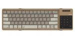 Nillkin Cube khaki / Skládací klávesnice / Bluetooth / Touchpad / Numerická klávesnice (6902048296275)