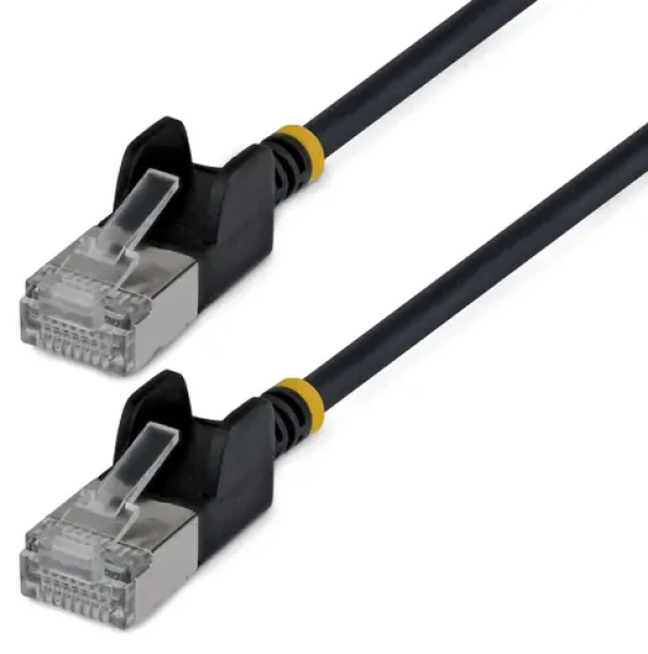StarTech CAT6a Ultra Slim černá (N6APATSTP34BKS80CM) / Patch kabel / 0,8 m / RJ-45 (N6APATSTP34BKS80CM)