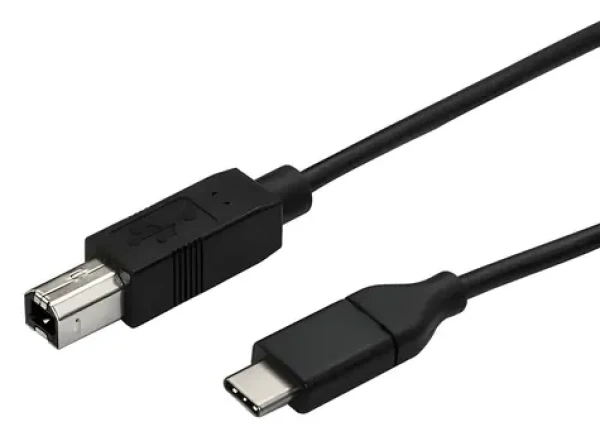 StarTech černá / Kabel USB-C na USB-B / 480 Mbit/s / 0,5 m (USB2CB50CM)