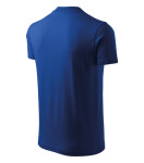V-neck tričko unisex královská modrá XL