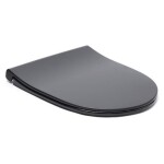 WC prkénko VitrA Sento duroplast černá mat 120-483-009 120-483-009