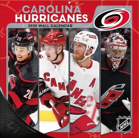 JF Turner Kalendář Carolina Hurricanes NHL 2025 Wall Calendar