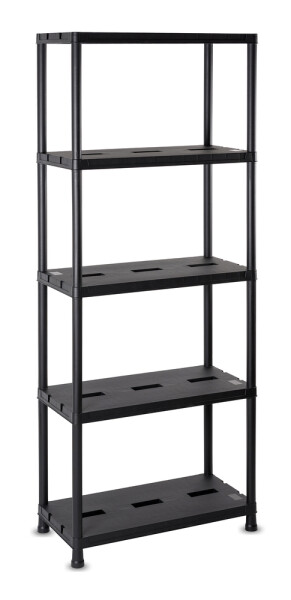 TOOMAX UNIVERSAL PRO 73-5 plastový regál - černá