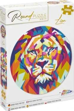 GRAFIX Kulaté puzzle Lev