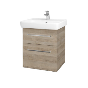 Dřevojas - Umyvadlová skříňka Q MAX SZZ2 55 - D17 Colorado / Úchytka T04 / D17 Colorado 197995E