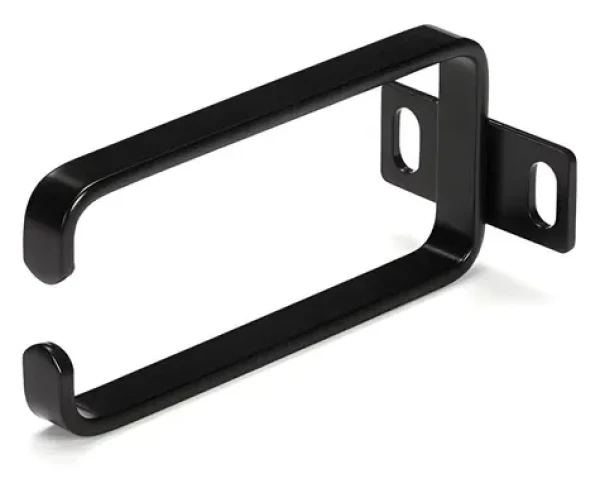 StarTech Kroužek na kabely D-Ring černá / Organizér kabelů / 1U / Ocel / pro 19" rack (CMHOOK1UN)
