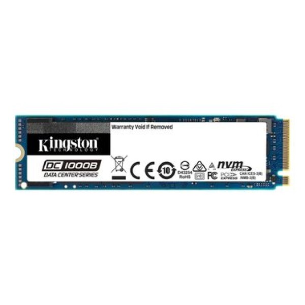 Kingston DC1000B 240GB SSD / PCIe NVMe Gen3x4 / M.2 2280 / TLC / čtení: 2200MBs / zápis: 290MBs / 111K 12K IOPS (SEDC1000BM8/240G)