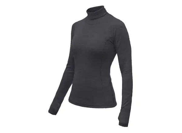 Sensor Merino Bold Roll Neck dámské triko dlouhý rukáv Anthracite Gray vel. M