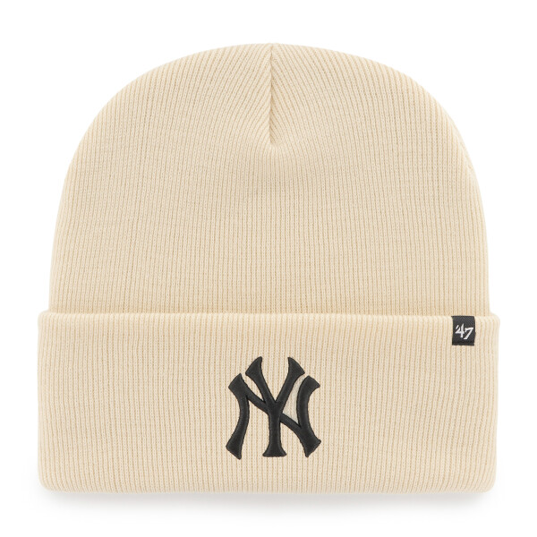 47 Brand Pánská zimní čepice New York Yankees MLB Haymaker '47 CUFF KNIT Natural