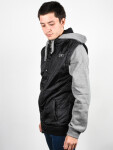 Line Foundation black pánská mikiny na zip - M