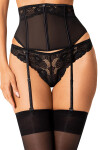 Kouzelný podvazkový pás Serena Love garter belt Obsessive černá