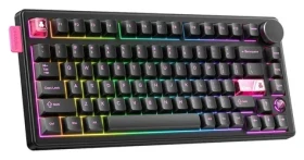 ONIKUMA MT706 černá / Herní klávesnice / mechanická / 2,4 GHz / Bluetooth / RGB (MT706 black)