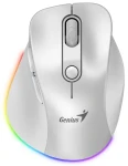 GENIUS Ergo 9000S Pro bílá / optická / 2400 dpi / bezdrátová / 6 tlačítek / RGB (31030039400)