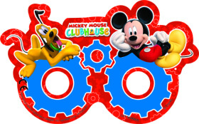 Mickey Mouse maska 6ks, rozměr masky je 17cm x 10,5cm Procos Mickey Mouse maska 6ks, rozměr masky je 17cm x 10,5cm Procos