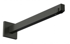 HANSGROHE - Sprchové rameno, 41 cm, kartáčovaný černý chrom 24337340