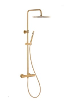 KFA - MOZA PREMIUM termostatický sprchový set, kartáčované zlato 5736-920-31