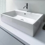 DURAVIT - Vero Air Umyvadlo nábytkové 700x470 mm, s přepadem, otvor pro baterii, bílá 2350700027