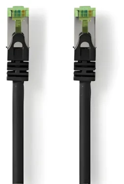 Nedis CAT7 10 m černá / Síťový kabel / S/FTP / RJ45 - RJ45 / LSZH (CCGP85420BK100)