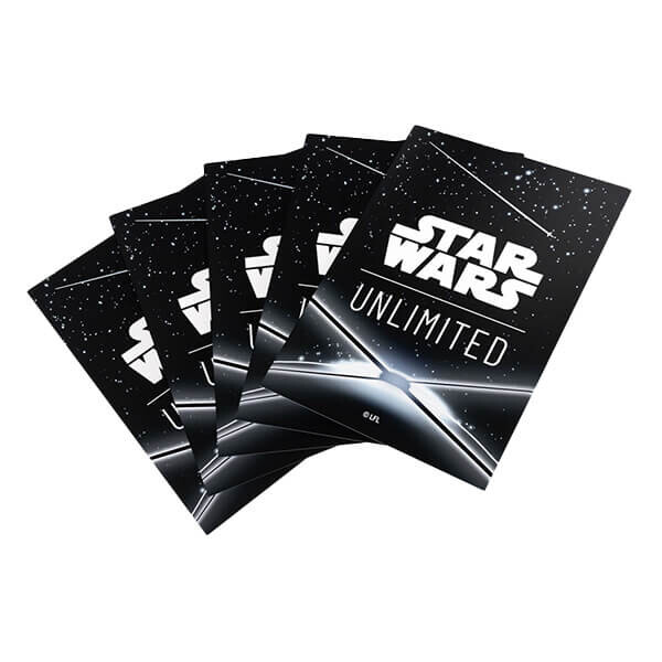 Obaly na karty Star Wars: Unlimited - Card Back Black - 60 ks