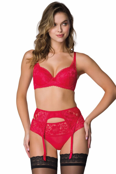 Dámská podprsenka Hannah 0115/11 Červená - MAT červená 85A