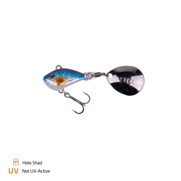 Zeck Tail Spinner Rogue Runner 20g - Holo Shad,Zeck Tail Spinner Rogue Runner 20g - Holo Shad