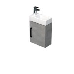 Koupelnová skříňka s umyvadlem SAT Cube Way 40x47,5x20 cm beton mat CUBE320401DCBE CUBE320401DCBE