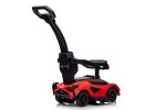 Mamido Dětské odrážedlo auto s vodící tyčí Lamborghini Sian červené