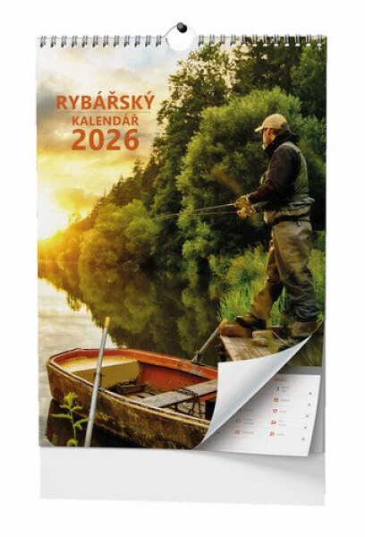 Rybářský kalendář 2026 - nástěnný kalendář