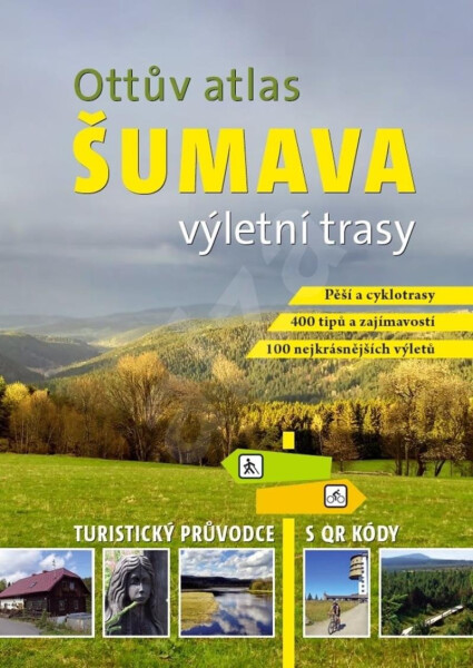Ottův atlas výletní trasy Šumava