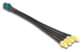 DeLock Mini FAKRA Z quad - 4× SMA / Kabel / 0,2 m / 50 Ohm / 20 GHz (90127)