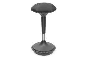 Digitus DA-90422 černá / Balanční stolička / výškově nastavitelná 63–88 cm / otočná 360° / nosnost 125 kg (DA-90422)